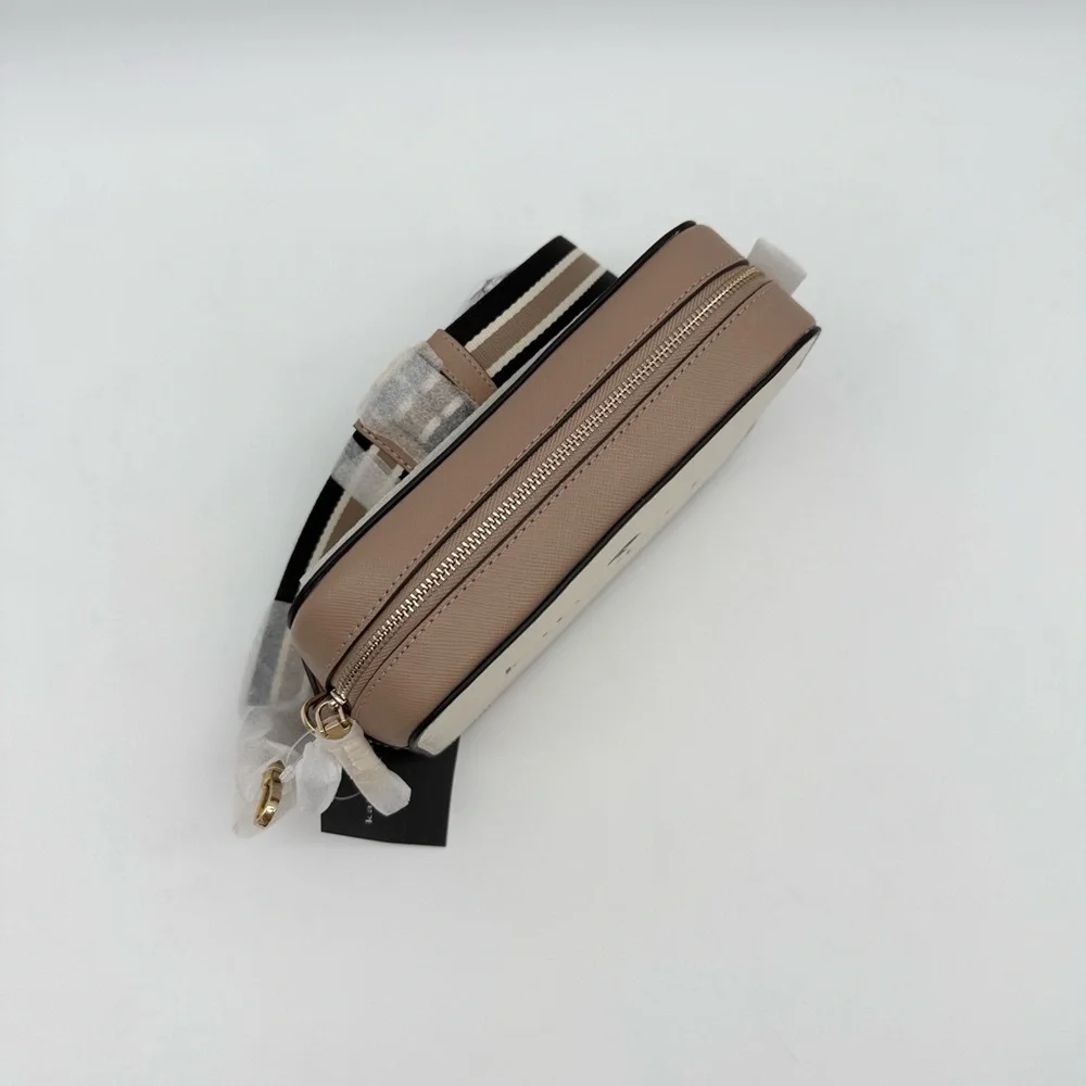 Kate Spade Oh Snap Colorblock Mini Camera Bag Toasted Hazelnut Multi